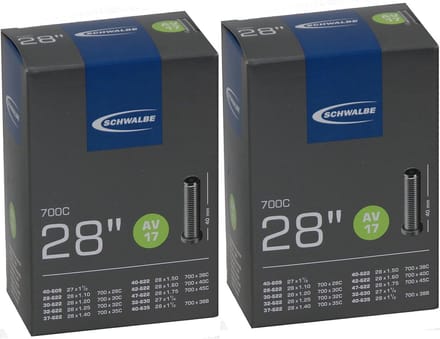 Inner Tube 28 Inch Set van 2 voor Fietsen - Uniseks