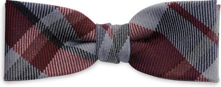 We Love Ties - Strikken - Kinderstrikje Neat Nick junior - grijs / rood