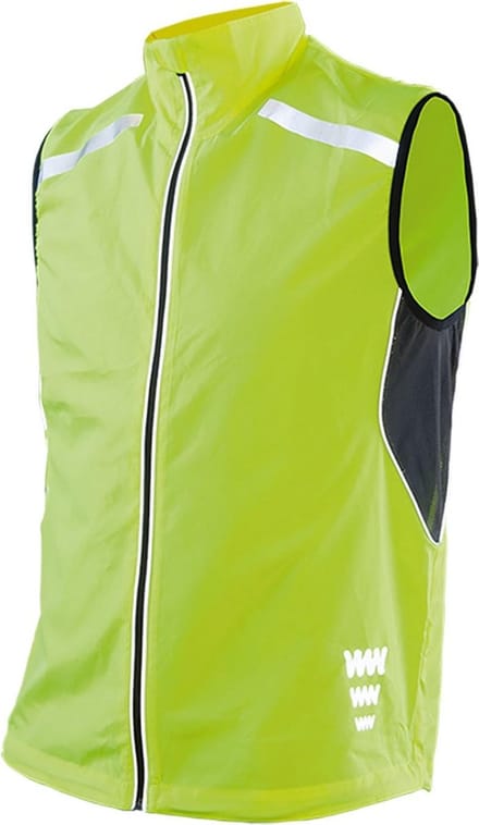 Wowow Dark Reflectievest 5.0 Fietsjas - Maat XL  - Vrouwen - geel/zwart/zilver