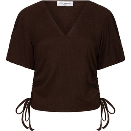 Lofty Manner T-shirt Top Silly Rf13 1 Brown Dames Maat - L