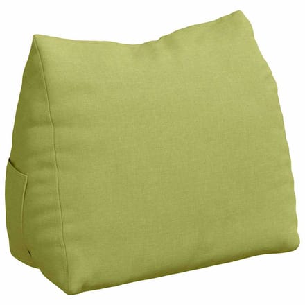 vidaXL - Rugkussen - Lichtgroen - 45 - x - 35 - x - 20 - cm - Stof