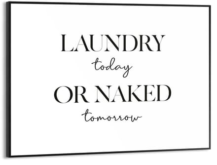 Schilderij Naked Laundry - 30 x 40 - Hout - REINDERS