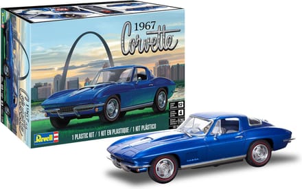 Revell Modelbouwpakket Auto - 14517 1967 Corvette Coupe Car Plastic - 1:25 - Modelbouw