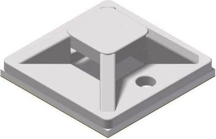 10x Tie-Wrap Kabelbinderhouder 19x19 mm