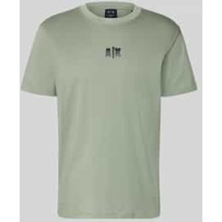 T-shirt met logo en ronde hals