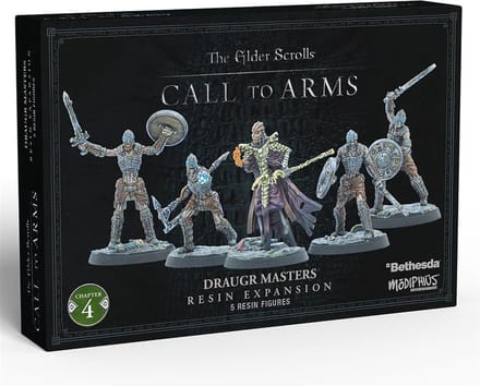 The Elder Scrolls: Call To Arms - Draugr Masters - Miniature Game - Ongeschilderd
