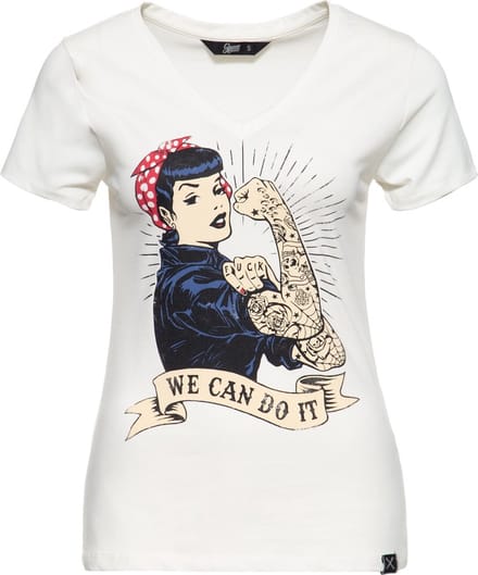 Queen Kerosin - We can do it Top - S - Wit