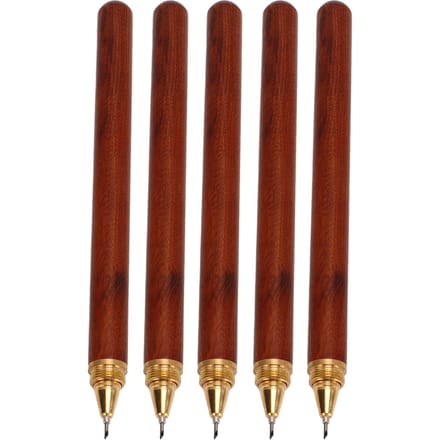 5 Stuks Markeermes Krassen Etsen Krasser Graveerpen Gereedschapsset Kit voor Houtbewerking brown