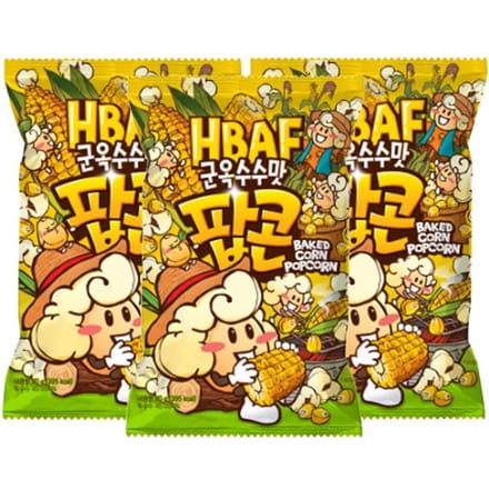 HBAF Gekruide Popcorn 17 Floavors, 80g (18 Opties) Corn x 3PCS