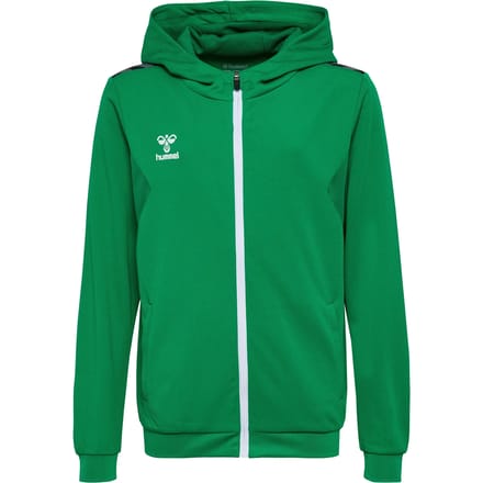 Kinder trainingsjack van polyester met capuchon en ritssluiting Hummel Authentic