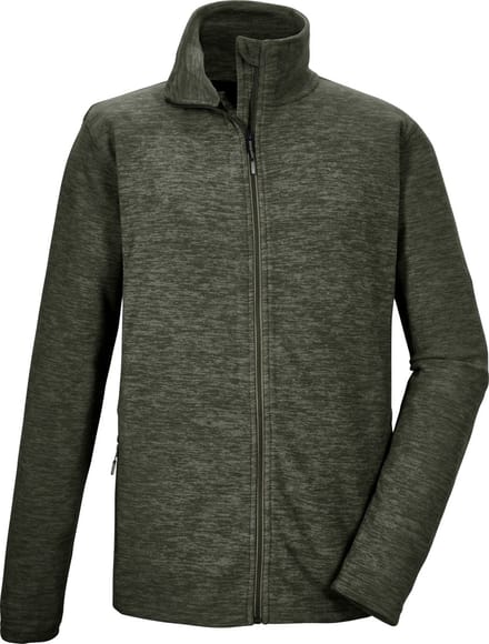 Killtec KOS 253 Men Fleece Jacket - Outdoorvest - Heren - Olijf - Maat L
