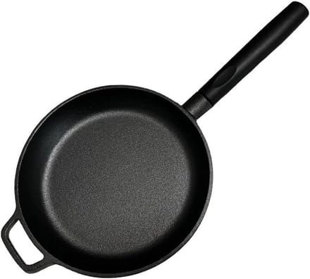 Pannenkoekenpan - Koekenpan - Lekker Koken - Antiaanbaklaag - 26CM - Zwart