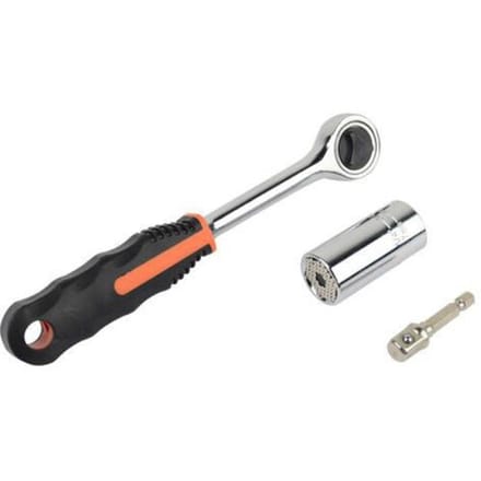 Brüder Mannesmann M00190 Zeskant Dopsleutel-bitinzet 3-delig 3/8 (10 mm)