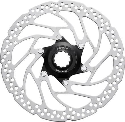 Shimano Remschijf Deore Rt30m 180 Mm 6 Gaats Staal Zilver