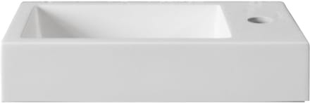 ALONI Fontein – 40x10,5x22 cm – Kunstmarmer – Glanzend Wit