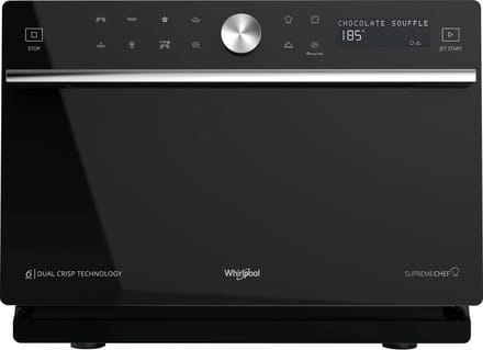 Whirlpool Supreme Chef MWSC 9133 SB - Combimagnetron - 33 liter - 1000 watt - Zwart
