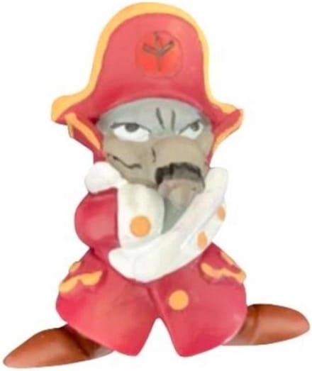 Dolf de Kraai – met zwarte snor – Alfred Jodocus Kwak – ca. 6 cm