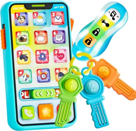 Babyfoon en Sleutelhangerset - Speelgoed voor Baby's en Peuters