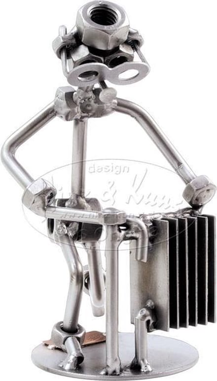Hinz & Kunst smeedwerkfiguur beroep "Chauffage installateur"