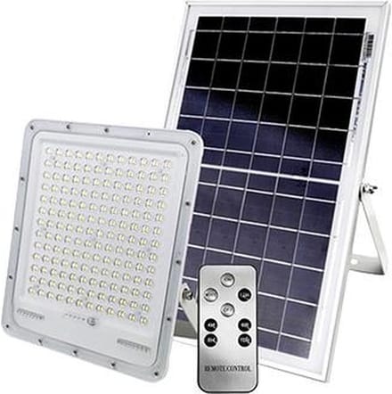 200W solar schijnwerper - Hybride 230V - 4500 Lumen - Neutraal wit