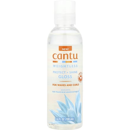 Gewicht, Bescherm + Glans Glans, Voor Golven en Krullen, 100 ml (3.4 fl oz) white