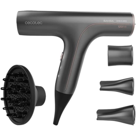 Cecotec Bamba IoniCare 6000 Rockstar Soft Pro haardroger 1200 W Zwart