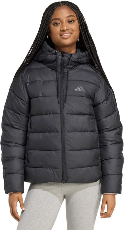 Damesjack met capuchon adidas Essentials Climawarm 3 stripes