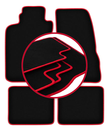 CARLUX-RED automatten voor: Toyota Celica VI coupé (1993-2000)