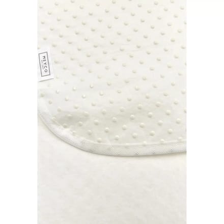Meyco Baby noppen matrasdek antislip juniorbed - white - 70x140cm