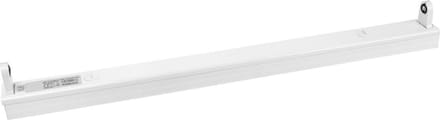 LED TL Armatuur T8 - Aigi Dybolo - 60cm Enkel - IP20 - Mat Wit - Staal