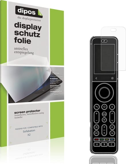 dipos – 4x Matte Beschermfolie geschikt voor Sofabaton X2 | Krasbestendige & antireflecterende Screenprotector Ultra-Thin