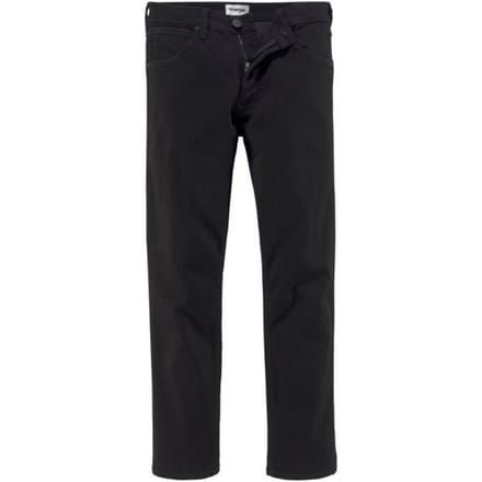 WRANGLER STRAIGHT BLACK RINSE REGULAR JEANS-HEREN