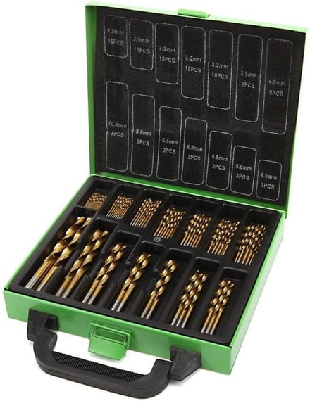 StahlKaiser HSS titanium Spiraal Boorset 99-delig