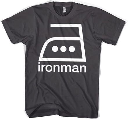 Hybris Ironman T-shirt donkergrijs