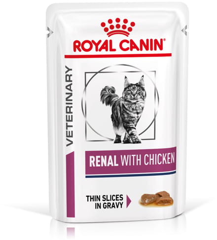 Royal Canin Kat Renal Chicken - 4x12x85 g pouch