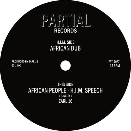 Earl 16 - African People - H.I.M. Speech (7" Single)