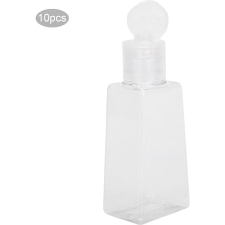 10 stuks Lotion Crème Pomp Make-up Cosmetica Reis Hervulbare Plastic Knijpfles 30ml white