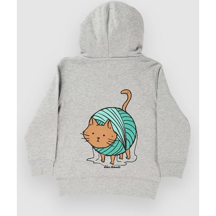 Blue Tomato Yarned Around Kids Hoodie grijs