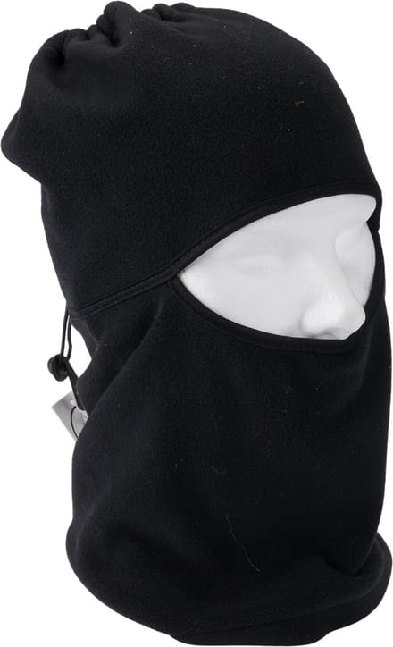 P&T Ski Kraagmuts - Bivakmuts - Polarfleece - Zwart