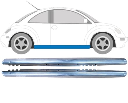 Volledige dorpel voor Volkswagen New Beetle 1998-2005 / Links + Rechts / Set