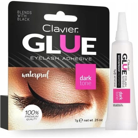 Clavier Glue Eyelash Adhesive Waterproof Wimperlijm Dark Tone