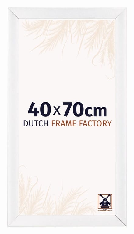 Fotolijst 40x70 cm - MDF - Wit Hoogglans - Praag