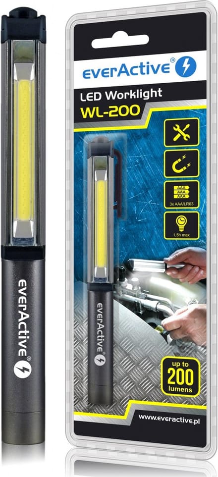 Everactive Wl-200 3W Werkplaatslamp Voor Werkplaatsen En Bouwprojecten