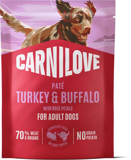 Carnilove pouch turkey / buffalo / rose petals - 12x300 gr