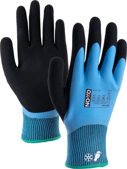 OX-ON Winter Comfort 3311 Thermo en Waterproof Werkhandschoen - maat S/M