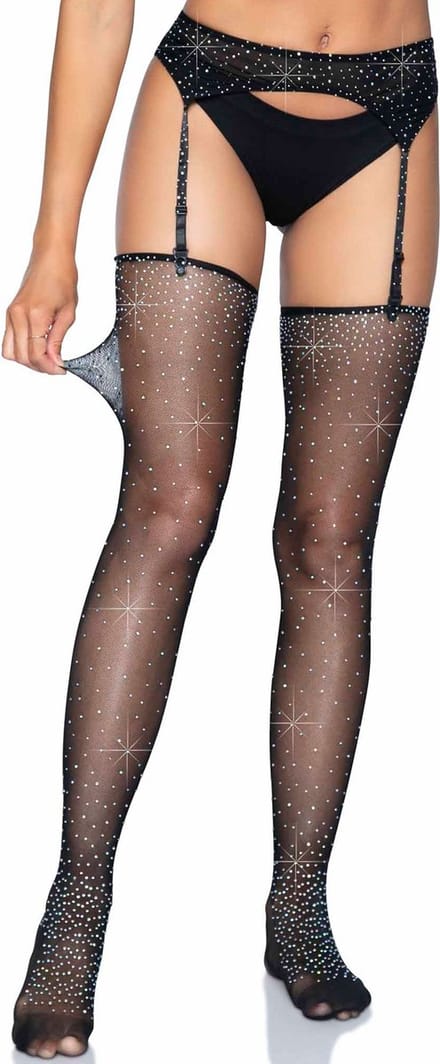 Garter belt and stockings set