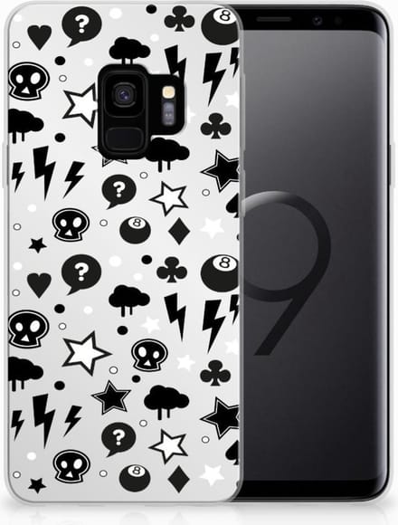 Silicone Back Case Samsung Galaxy S9 Silver Punk