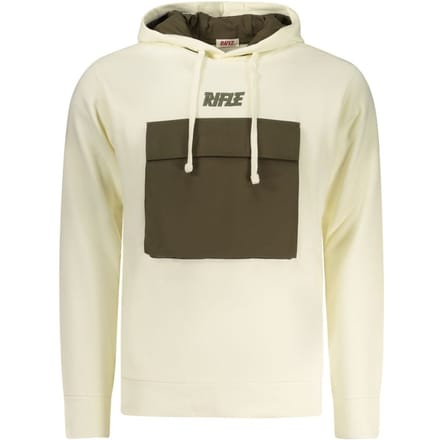 Rifle Witte Katoenen Sweatshirt voor Mannen