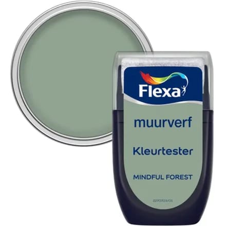 Flexa Kleurtester Verftester - Mat - Mindful Forest - 30ml