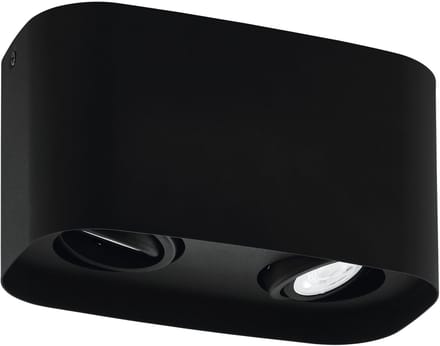 EGLO Arenzano Plafondlamp - 2 lichts - GU10 - Zwart
